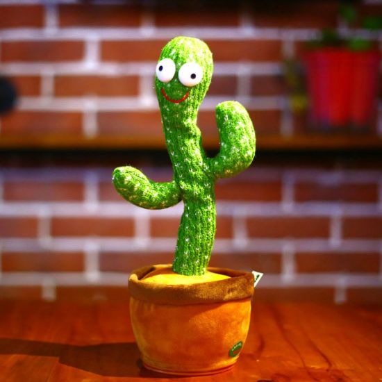 Dancing Cactus Toy, Talking Tree Cactus Plush Toy - GM Collections