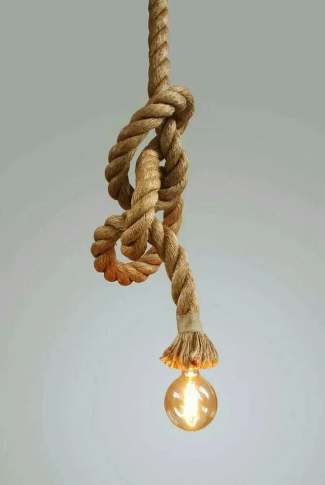 Jute Rope Pendant Light - GM Collections