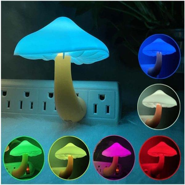 Led Mushroom Plug-in Night Light - GM Collections